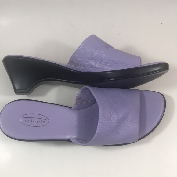 COPY - Talbots lilac leather slides, size 9, NWT - Picture 8 of 8